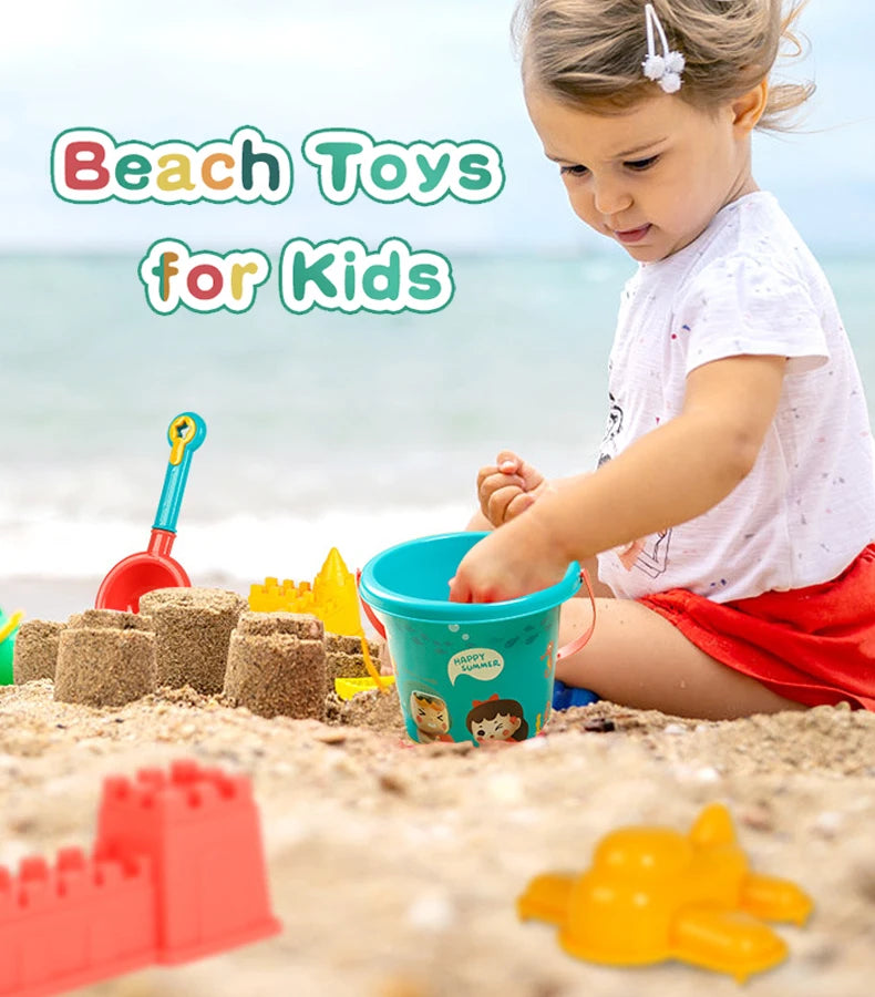 Beach Toys for Kids Sand Set Sand Bucket Beach Shovel Toys for Toddlers Summer Beach Game Children Toys Water Play Tools    Your Coastal Marketplace | Shoreshopper.com
