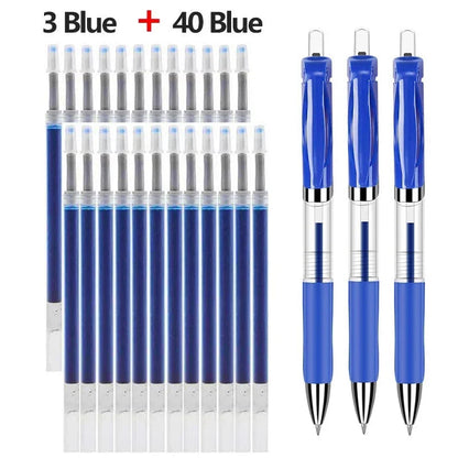 43 PCS Gel Pens & Refills Set Stationery Kawaii writing pen Black/red/blue ink 0.5 mm blue ballpoint pen Office school supplies    Home Decor Supply | Online Retail | ShoreShopper.com