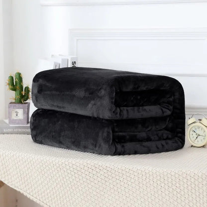 Fluffy Cloud Mink Fur Blanket Flannel Plush Comfortable Thickened and Warm Soft Sofa Throw Blanket  For Air-Conditioned Room    Your Coastal Marketplace | Shoreshopper.com