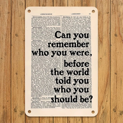 Inspirational Metal Tin Sign - 8"x12" Positive Affirmation Wall Art for Home, Office & Outdoor | Durable Easy-to-Hang Decor    Home Decor Supply | Online Retail | ShoreShopper.com
