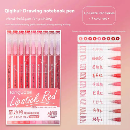 Languo 27-207 Colors Of One Set Drawing Handbook Pens Student DIY Graffiti Multi-Color Gel Pen Writing Marker Stationery    Home Decor Supply | Online Retail | ShoreShopper.com