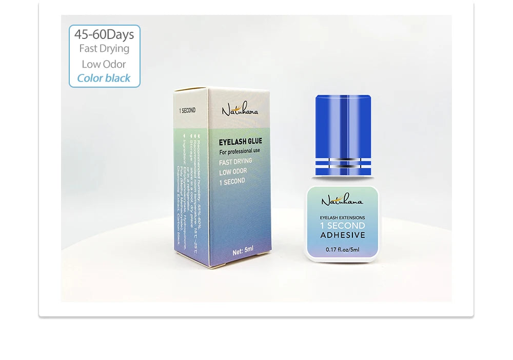 Professional 5ml 0.3S 0.5S 1S 2S 3S Eyelash Glue Fast Drying Strong False Eye Lash Extension Glue Adhesive - ShoreCo.Shop