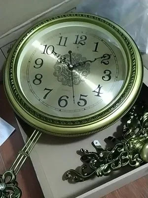 Large Luxury Gold Wall Clock Living Room Silent Creative Swing Wall watches Bedroom Quartz Clocks Wall Home Decor    Home Decor Supply | Online Retail | ShoreShopper.com
