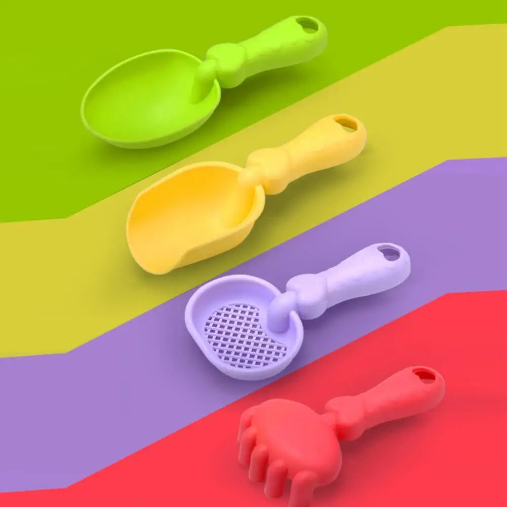 Beach Toy Set for Kids Plastic Sand Play Set with Bucket, Shovels, Molds Sea Creature Molds, Smooth Edges, Bright Colors    Your Coastal Marketplace | Shoreshopper.com
