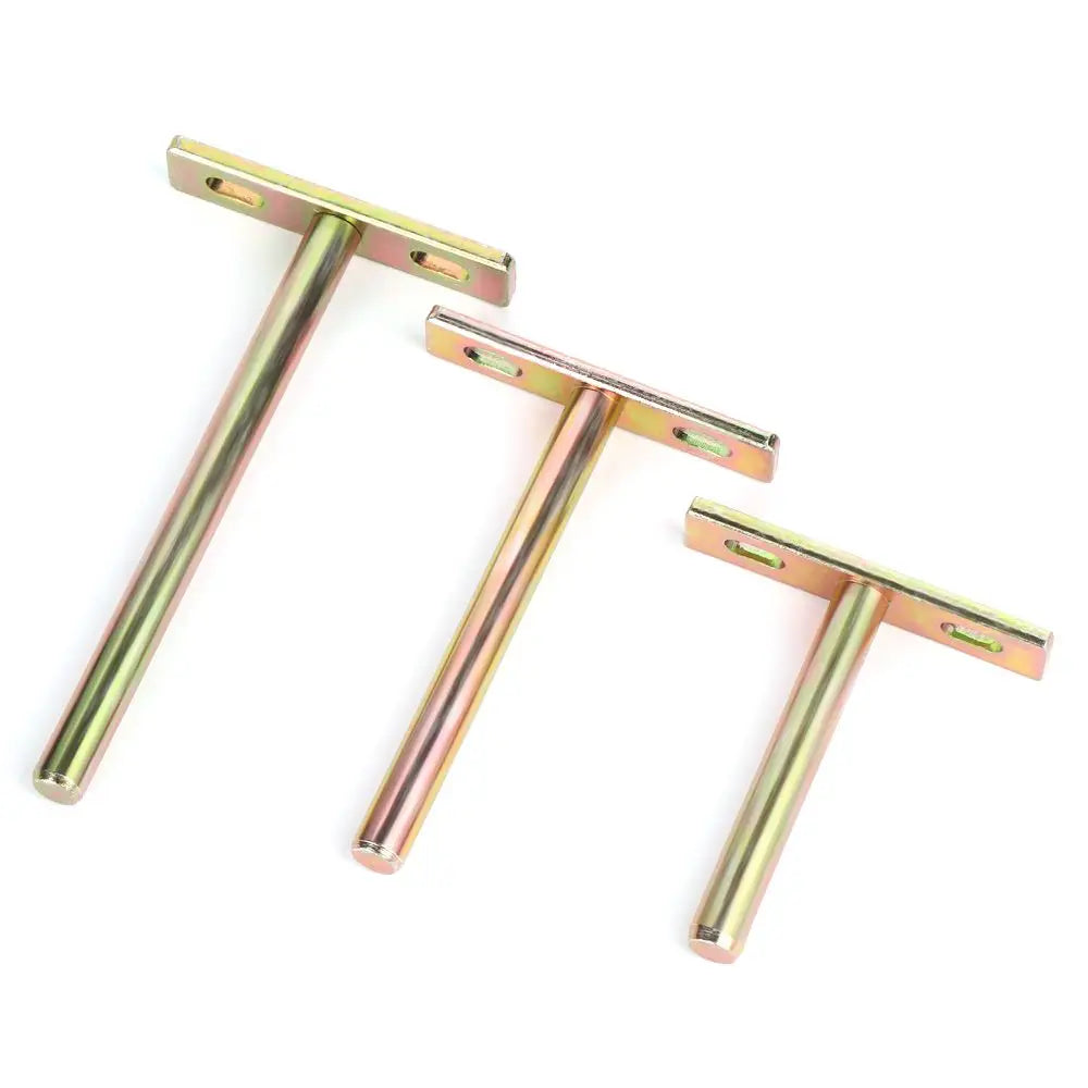 T Shape Metal Shelf Brackets Concealed Brackets Floating Hidden Wall Shelf Supports Screw Mounting Plate High Quality    Home Decor Supply | Online Retail | ShoreShopper.com