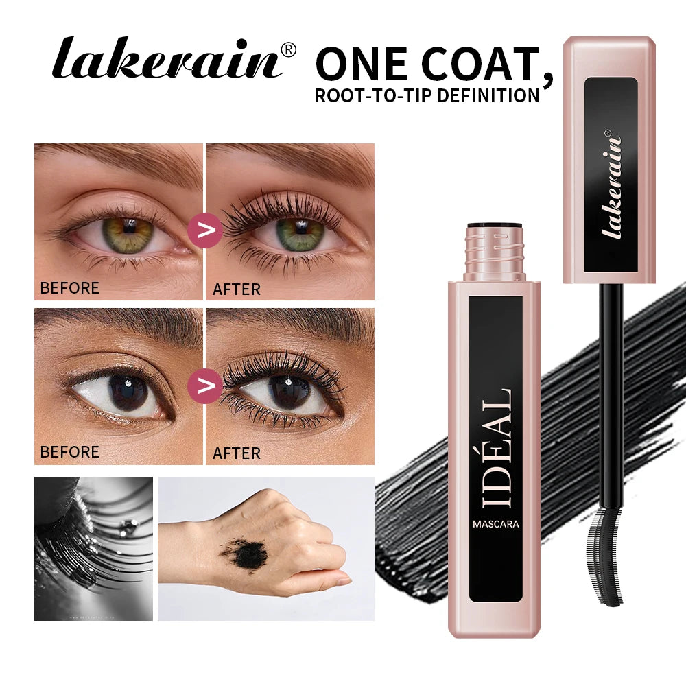 Black Waterproof Mascara Lengthening Eyelash Extension Eye Lashes Brush Beauty Curling Mascara Korean Cosmetics Long-wearing - ShoreCo.Shop