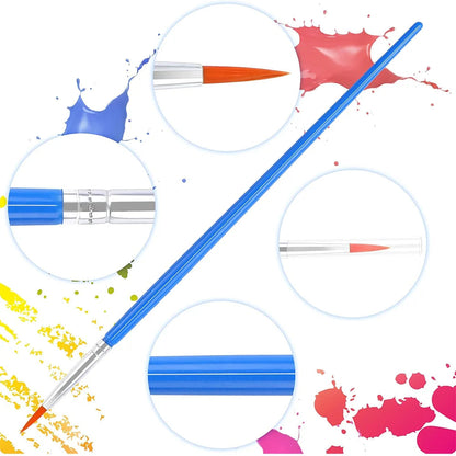 30Pcs Paint Brushes Small for Students - Fine Detail Set for Classroom, Model, Canvas, Face, Nail Art, Acrylic, Watercolor, and    Home Decor Supply | Online Retail | ShoreShopper.com