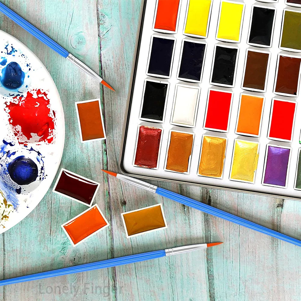30Pcs Paint Brushes Small for Students - Fine Detail Set for Classroom, Model, Canvas, Face, Nail Art, Acrylic, Watercolor, and    Home Decor Supply | Online Retail | ShoreShopper.com