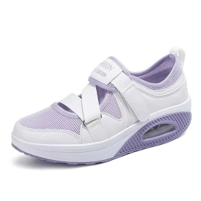 Women's Shoes 2022 Fashion Breathable Wedge Air Sneakers Lightweight Platform Sport Shoes Summer Woman Vulcanize Shoes