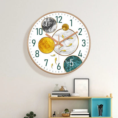 Simple Luxury Quartz Clock Hanging Wall Fish Decoration Modern Style Restaurant Living Room Home Decor Clock 8 10 12 Inche    Home Decor Supply | Online Retail | ShoreShopper.com