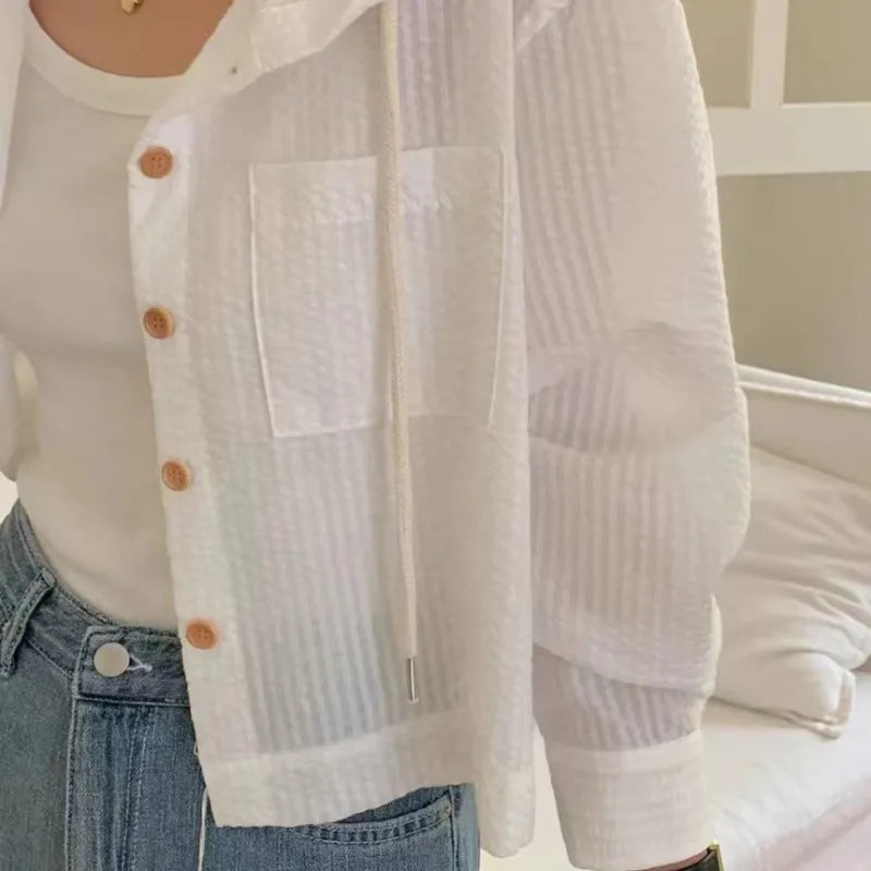 Women Shirt Summer Fashion Sunshade Long Sleeve Casual    Your Coastal Marketplace | Shoreshopper.com