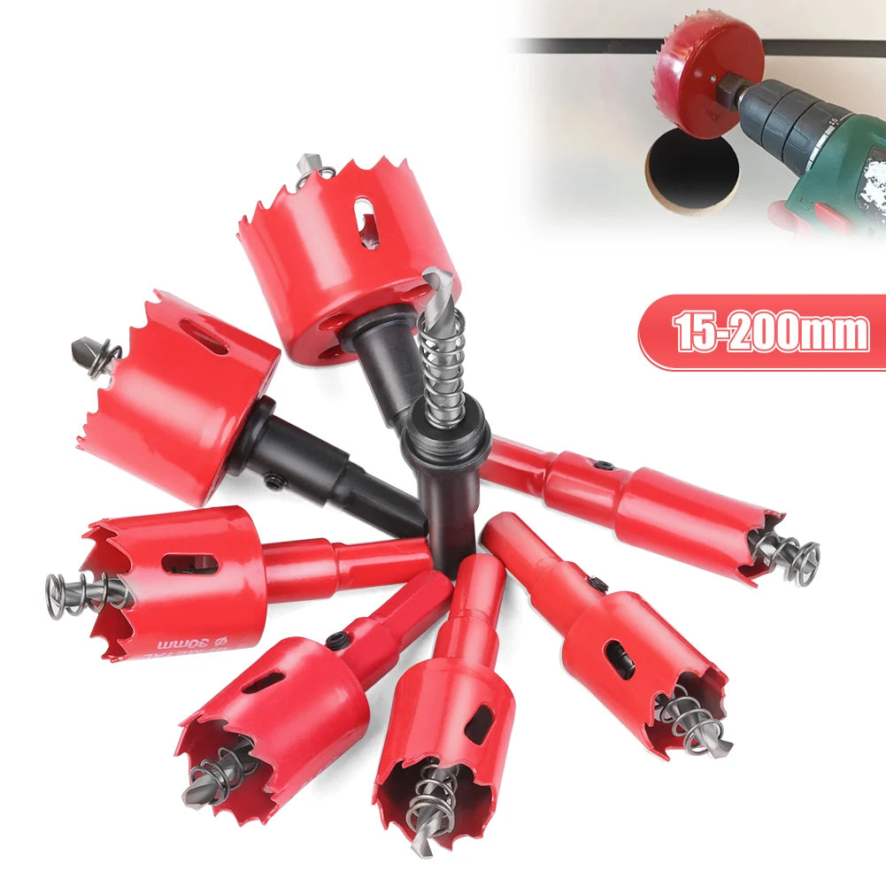 1pc 15-200mm M42 Bi-Metal Hole Saw HSS Drill Bit for Metal Iron Aluminum Stainless Plastic DIY Wood Cutter Tools    Home Decor Supply | Online Retail | ShoreShopper.com