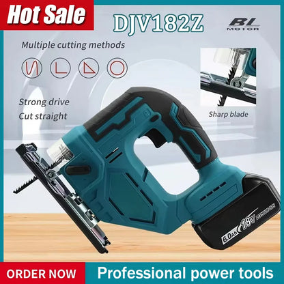 Fit Makita DJV182Z Cordless 18V Lithium Battery Rechargeable Electric Jig Saw Curve Saw Woodworking Cutting Multifunction Saw    Home Decor Supply | Online Retail | ShoreShopper.com