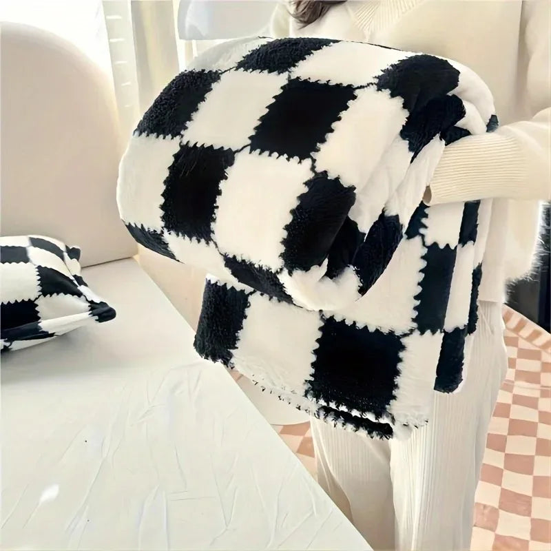 1pcs Shu Cotton Velvet Blanket Sheets Plush Double Sided Summer Air Conditioning Throw Blanket Office Blanket    Your Coastal Marketplace | Shoreshopper.com