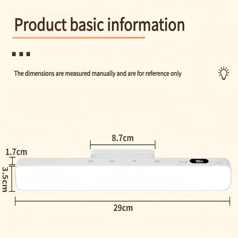 Touch Table Lamp Magnetic Desk Lamp Bulit-in Rechargeable Battery for Reading Cabinet Mirror Bedside Rechargeable Night Lights    Home Decor Supply | Online Retail | ShoreShopper.com