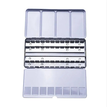Art Supplies Creative Empty Paint Palette Watercolor Storage Case Pigment Box Grids Slots Painting Tools Drawing Supplies    Home Decor Supply | Online Retail | ShoreShopper.com