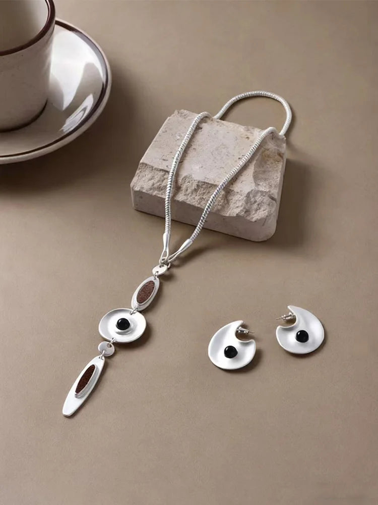 Artistic Craft Jewelry Accessories Eye Motif Necklace and Earrings Set for Women Men Fashion Forward Accessories    Home Decor Supply | Online Retail | ShoreShopper.com