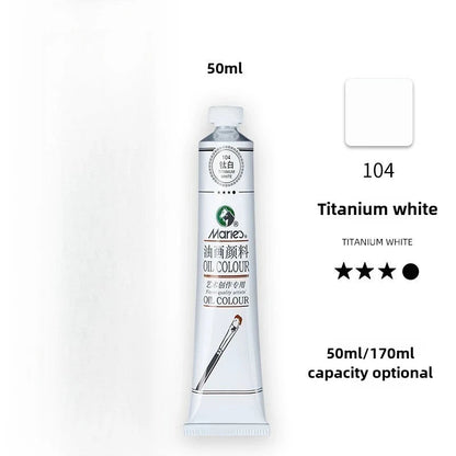 Maries Oil Paint 50ML Oil Painting Art Creation Pigment Large Oil Paint Paint Single Commonly Used 24 Colors    Home Decor Supply | Online Retail | ShoreShopper.com