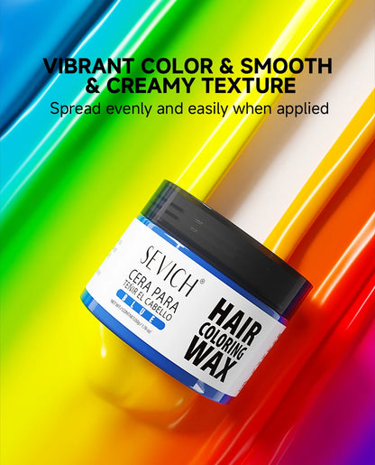 SEVICH Hair Colour Wax Temporary DIY Hair Coloring Wax One-Time Long Lasting Hair Dye Mud Cream Christmas Hair Styling Products - ShoreCo.Shop