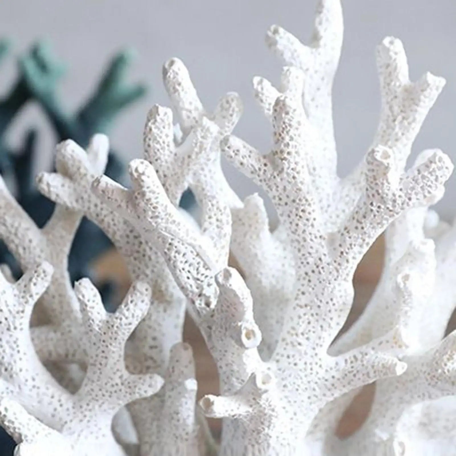 Realistic Coral Resin Statue Sea Themed Coastal Home Decor for Living Room Entrance, Nautical Wine Cabinet Courtyard Decor    Your Coastal Marketplace | Shoreshopper.com