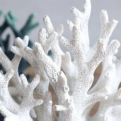 Realistic Coral Resin Statue Sea Themed Coastal Home Decor for Living Room Entrance, Nautical Wine Cabinet Courtyard Decor    Your Coastal Marketplace | Shoreshopper.com