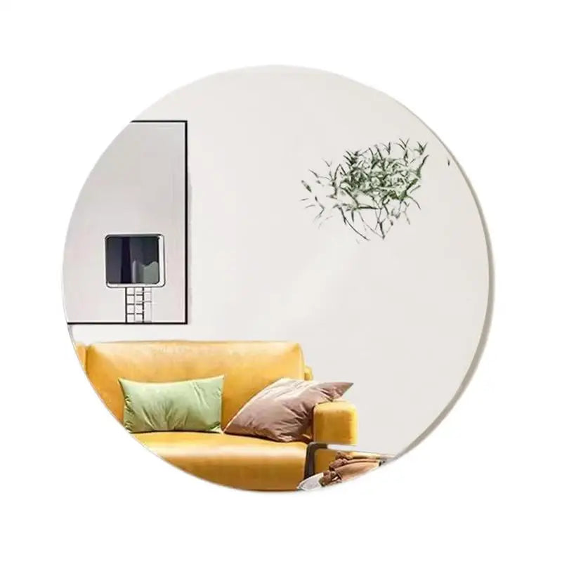 Acrylic Mirror Sheet Frameless Bathroom Wall Mirror Stickers Adhesive Bathroom Vanity Mirrors Waterproof Room Wall Decor For    Home Decor Supply | Online Retail | ShoreShopper.com