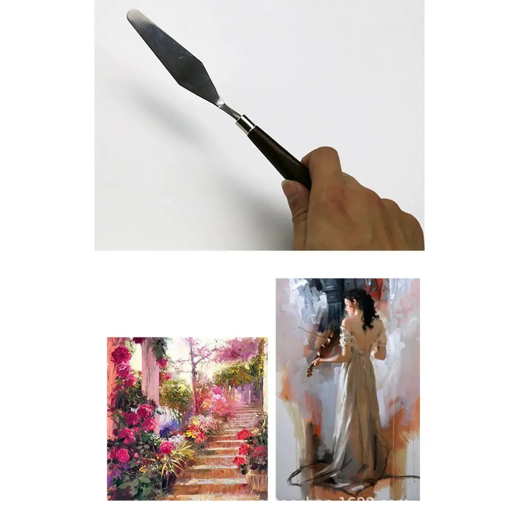 Hot 5PCS Stainless Steel Scraper Spatula Art Supplies for Artist Canva Oil Paint Color Mixing Palette Knife Painting Wholesale    Home Decor Supply | Online Retail | ShoreShopper.com