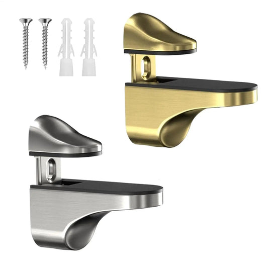 Shelf Brackets Adjustable Shower Glass Shelf Brackets Holder Parts Holder Support Clip Hardware for Wood Acrylic Cabinet Bar    Home Decor Supply | Online Retail | ShoreShopper.com