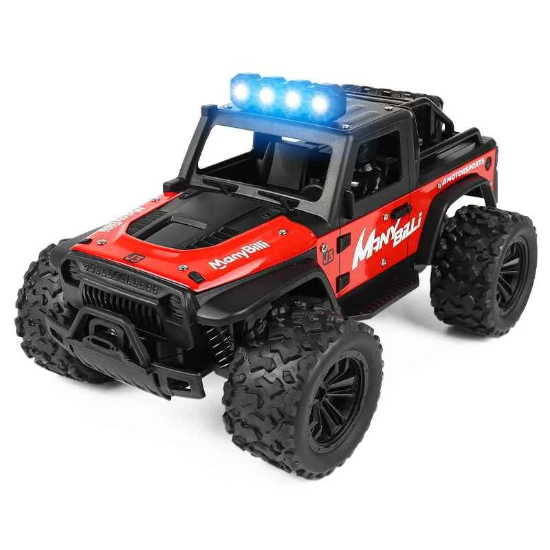 RC Off road Truck 1/16 4WD RTR Durable Beginner All Terrain RC Car High Speed 20Km/h Remote Control Monster Truck Adult Gift Toy