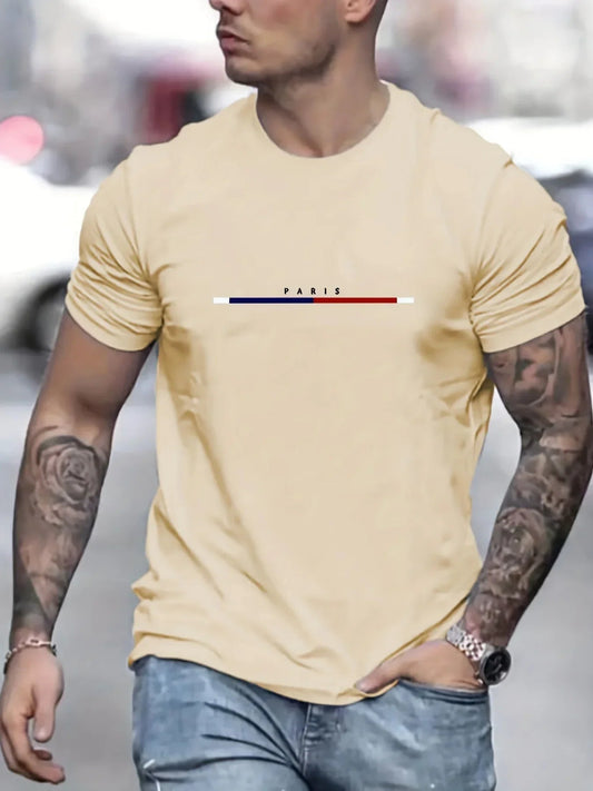 Paris Shirts men's T-shirt 3D printed men's clothing short sleeved men's T-shirt round neck oversized T-shirt fashionable men's    Home Decor Supply | Online Retail | ShoreShopper.com