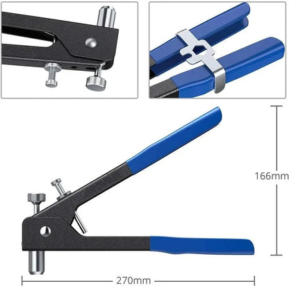 86pcs Heavy Duty Blind Rivet Nut Kit Set Riveter Tool Rivet Nut Gun Thread Hand Riveter Rivet Gun Threaded Insert Tool    Home Decor Supply | Online Retail | ShoreShopper.com
