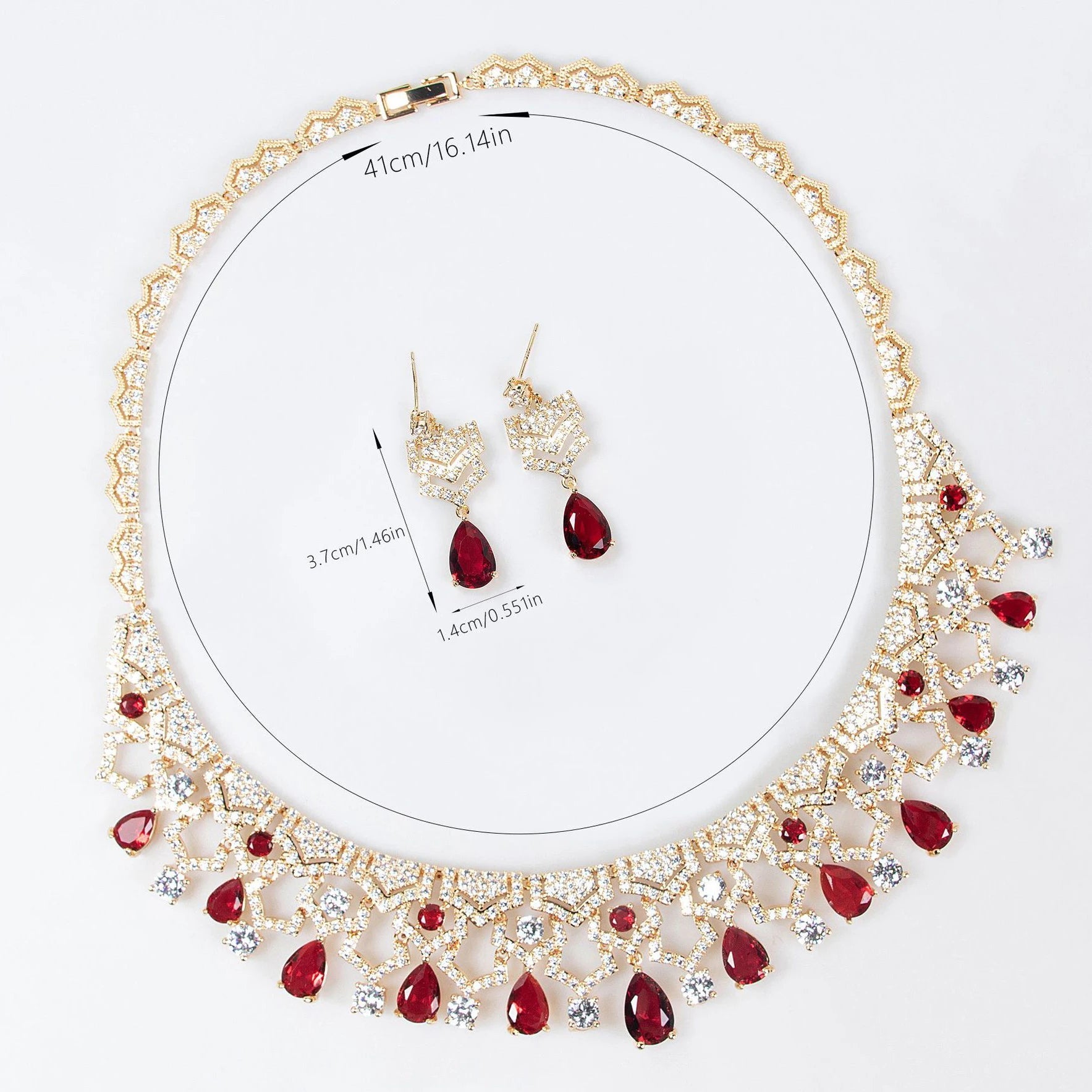 Exquisite Appeal Women High Jewelry Set 2 Piece Necklace Earrings Dress Accessories for Festive Wedding Prom Host Gift 2026    Home Decor Supply | Online Retail | ShoreShopper.com