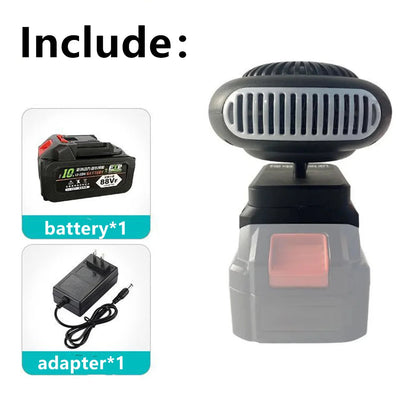 Electric Power Warm Air Blower Fan Heater Portable Small Space Heater Car Window Defogger Power Tool Parts Battery Powered    Home Decor Supply | Online Retail | ShoreShopper.com