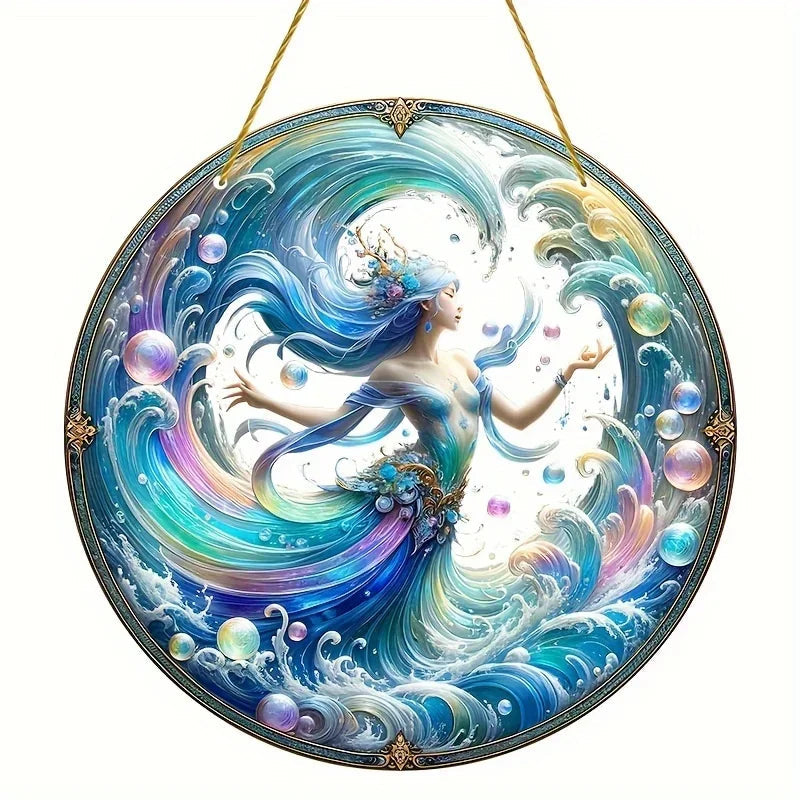 Enchanting Elf Fairy Acrylic Sun Catcher Window Door Display, Seasonal Summer Decor - for Home, Bar, for Daily Christmas Decor    Your Coastal Marketplace | Shoreshopper.com