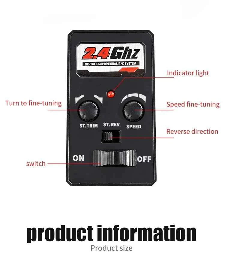 RC Car 75KM/H High Speed Racing Remote Control Car Truck for Adults 4WD Off Road Monster Trucks Climbing Vehicle Christmas Gift