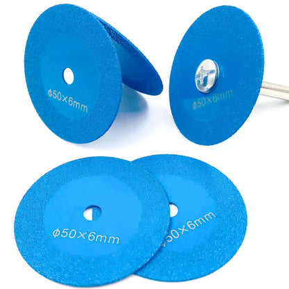 2inch 1-10Pcs Diamond Cutting Disc Glass Jade Crystal Tile Marble Saw Blade Brazed Glass Engraving Round Shank Mini Saw Blade    Home Decor Supply | Online Retail | ShoreShopper.com