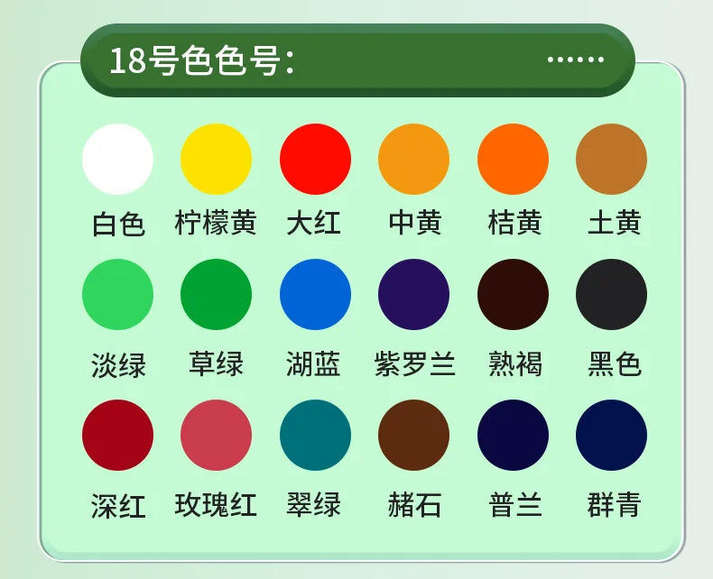 12/18/24/36 Colors Acrylic Paint Set Art Supplies акриловые краски 야광도료 for Artist On Metal Plastic Ceramic Leather Wood Glass    Home Decor Supply | Online Retail | ShoreShopper.com