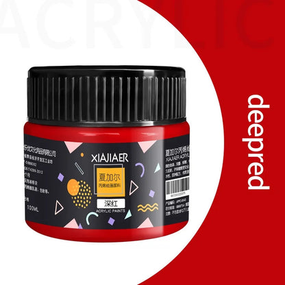 Acrylic paint 100ml hand-painted wall painting Graffiti Stone T-shirt tinned paint Studio multi-color acrylic paint    Home Decor Supply | Online Retail | ShoreShopper.com