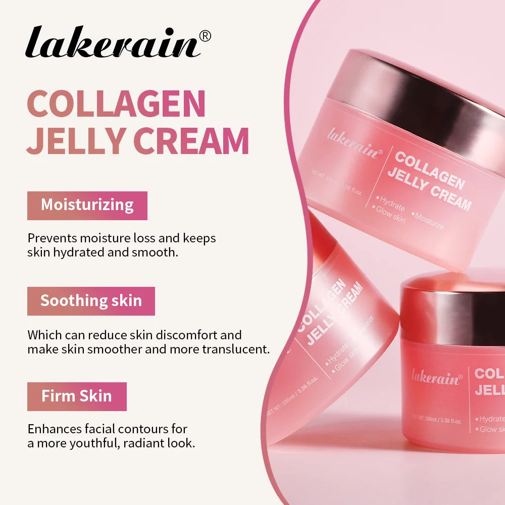 Anti Aging Collagen Face Cream 100ml Niacinamide Moisturizer Hydrating Gel For Tightening Soothing Firmness Skincare - ShoreCo.Shop