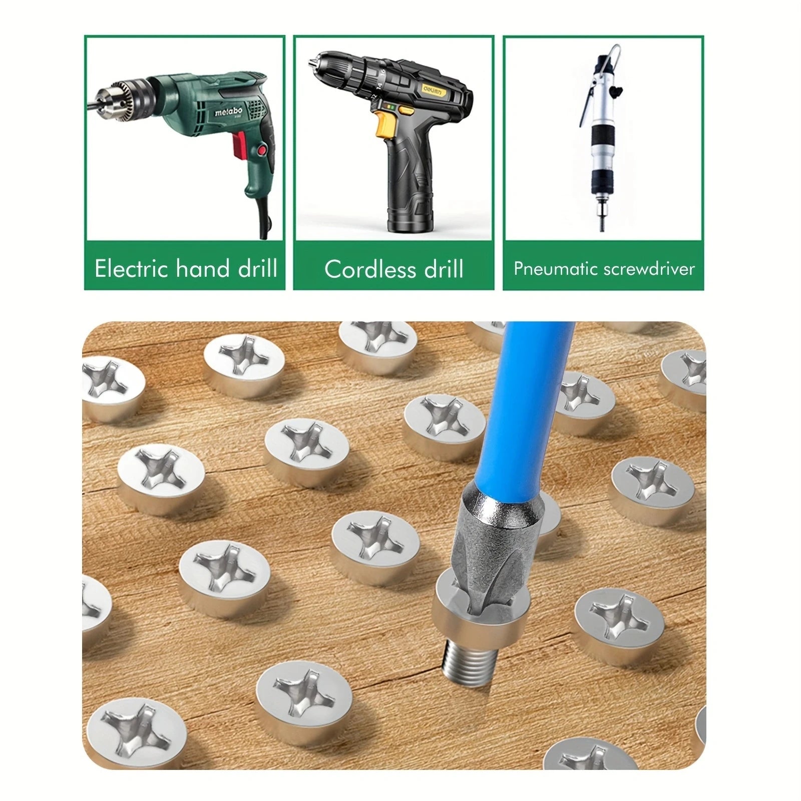 2" Impact Torx Bit PH2 Set 10pcs (TT6-TT40), 1/4" Hex-Shank S2 Steel Star Bit Set, CNC Machined Tips with Magnetism,    Home Decor Supply | Online Retail | ShoreShopper.com