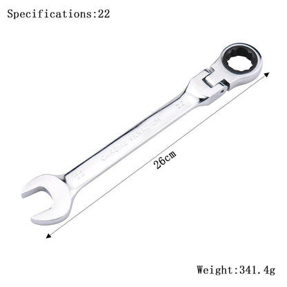 Ratchet Wrench of Keys Spanner Set Hand Tool 72-Tooth Ratcheting Flexible Head Mirror Finish 6mm-27mm Auto and Home Repair 1 pcs    Home Decor Supply | Online Retail | ShoreShopper.com