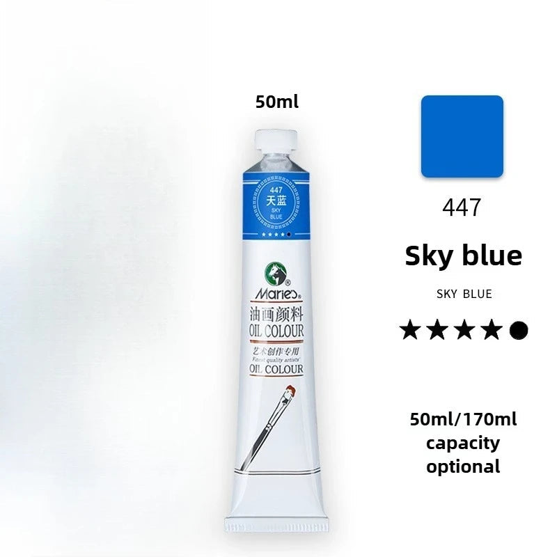 Maries Oil Paint 50ML Oil Painting Art Creation Pigment Large Oil Paint Paint Single Commonly Used 24 Colors    Home Decor Supply | Online Retail | ShoreShopper.com