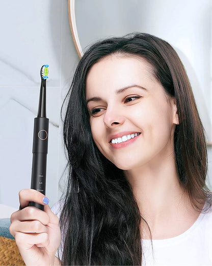 Fairywill Sonic Electric Toothbrush E11 Waterproof USB Charge Rechargeable Electric Toothbrush 8 Brush Replacement Heads Adult - ShoreCo.Shop