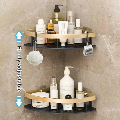 Bathroom Shelves Wall Mounted Non perforated Bathroom Shelf Shower  Storage Shelf  Kitchen Organizer  Bathroom Corner Shelf    Home Decor Supply | Online Retail | ShoreShopper.com