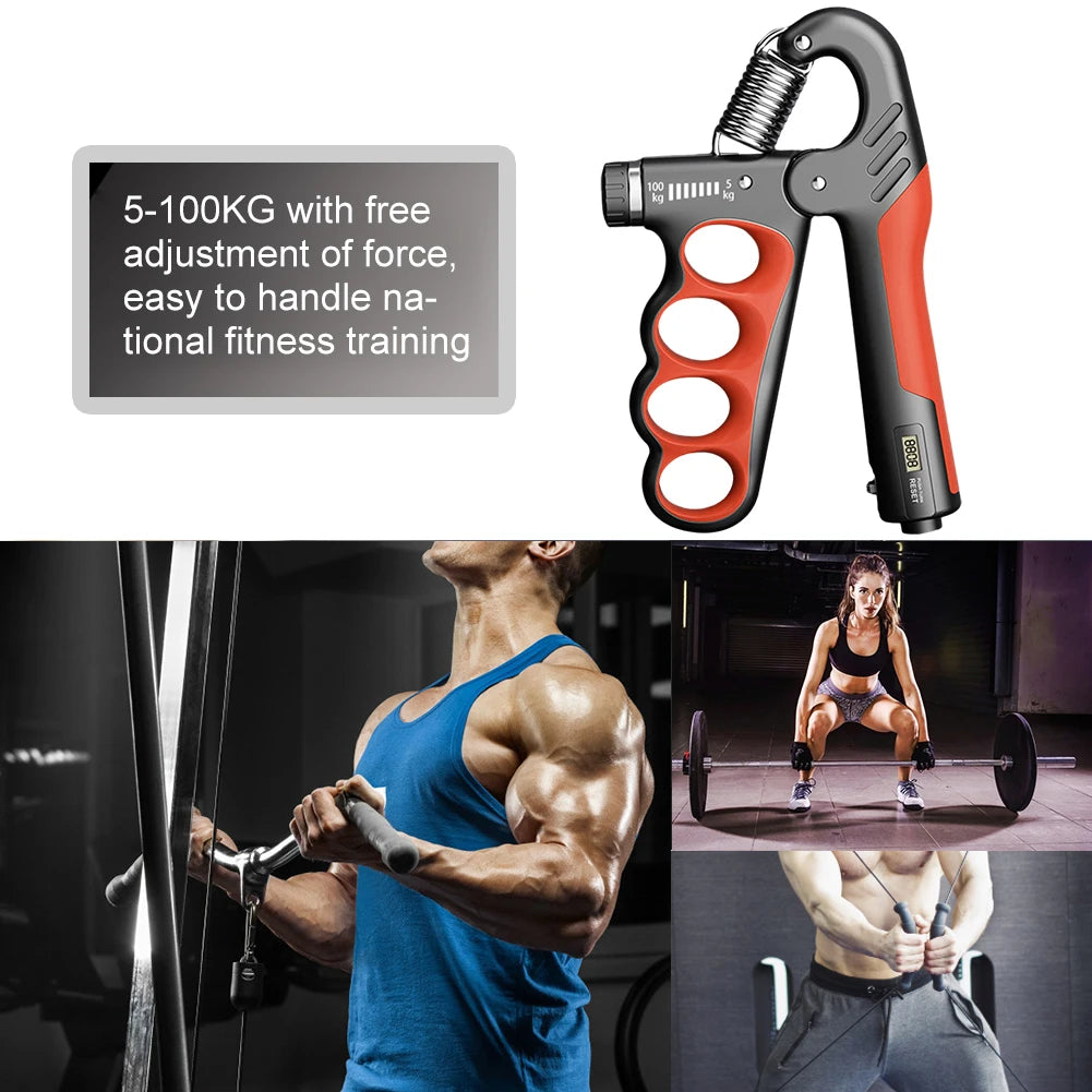5-100 KG Grip Strength Trainer Non-Slip Gripper Stress Relief Adjustable Resistance for Musicians Athletes Hand Injury Recovery    Home Decor Supply | Online Retail | ShoreShopper.com