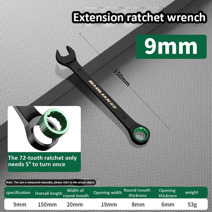 Dual-Purpose Wrench Fast Plum Blossom Ratchet Wrench Industrial Grade 72 Tooth Labor-Saving, Fast and Durable Dual-use Wrench    Home Decor Supply | Online Retail | ShoreShopper.com