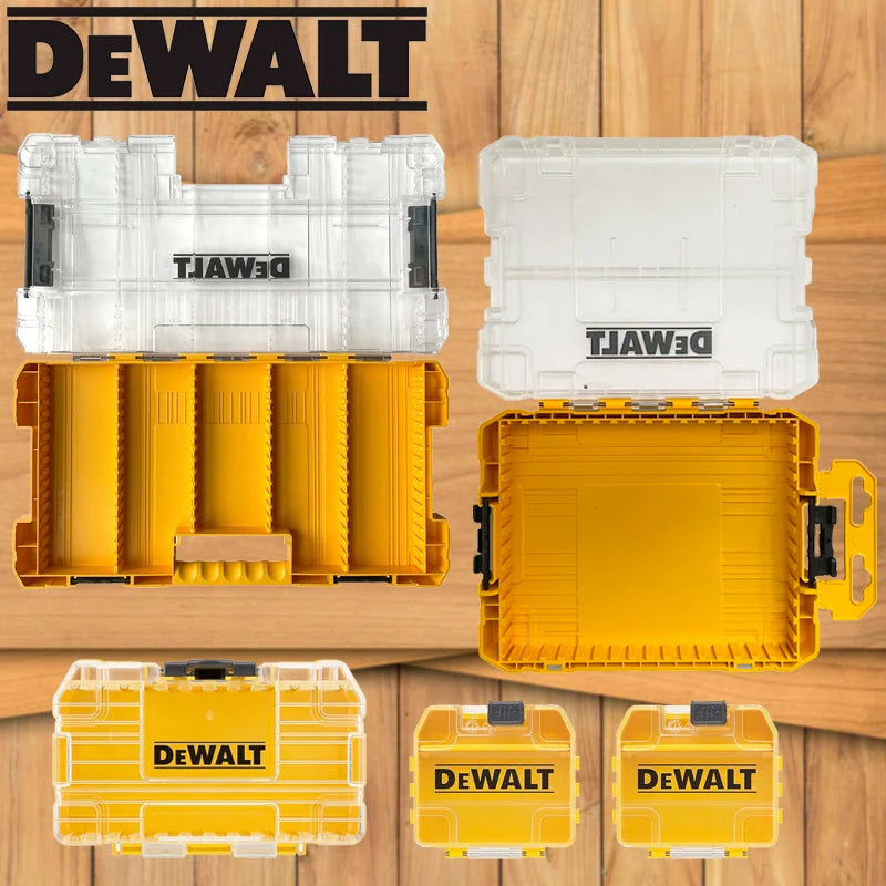DEWALT Original TSTAK Yellow Tool Accessories Storage Box Drill Bit Support Containment Mini Tough Case - ShoreCo.Shop
