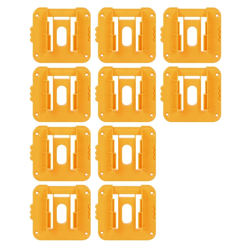 5/10PCS Battery Holder Stand for Dewalt 18V 20V Li-ion Battery,Wall Mount Battery Dock Storage Rack for Dewalt DCB182 DCB203 - ShoreCo.Shop