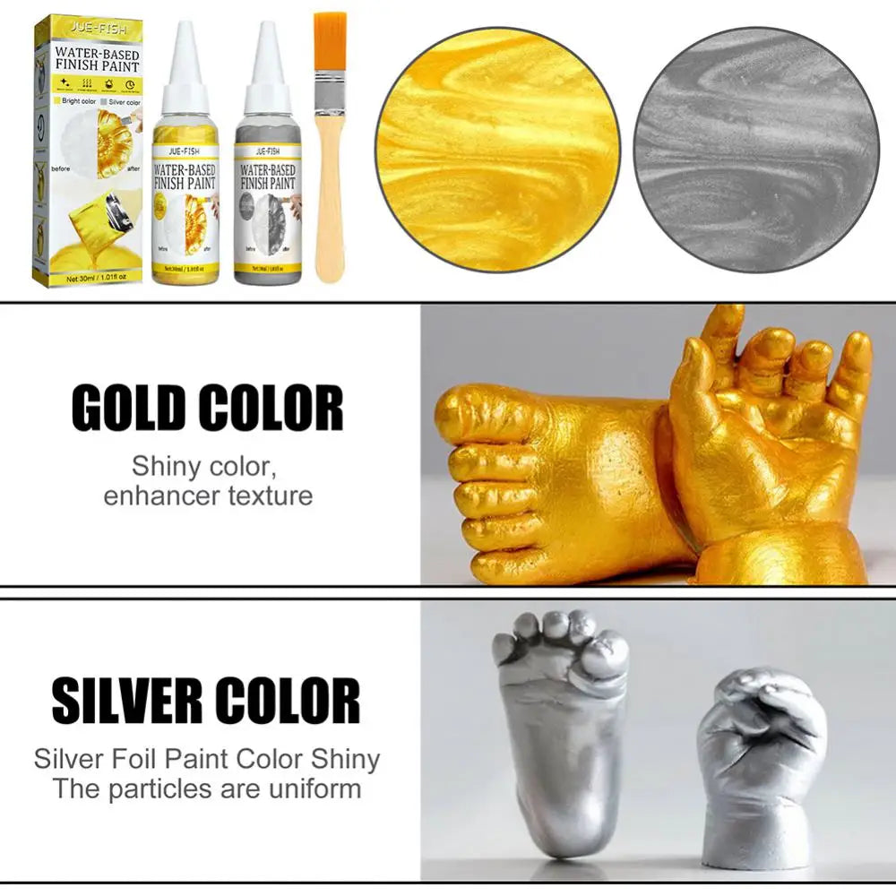 30ml Gold Paint Metallic Acrylic Paint Waterproof Not Faded For Statuary Coloring DIY Hand Clothes Painted Graffiti Pigments    Home Decor Supply | Online Retail | ShoreShopper.com