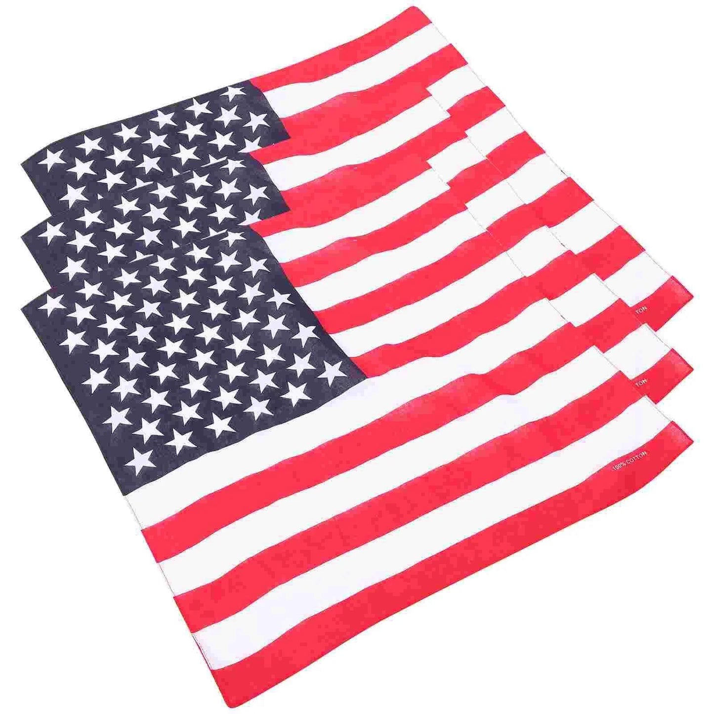 3PCS Unisex Small Silk Scarf Outdoor Bandana Country Flag Headdress Fashion Hip Hop Headwear Hiking Scarves Camping